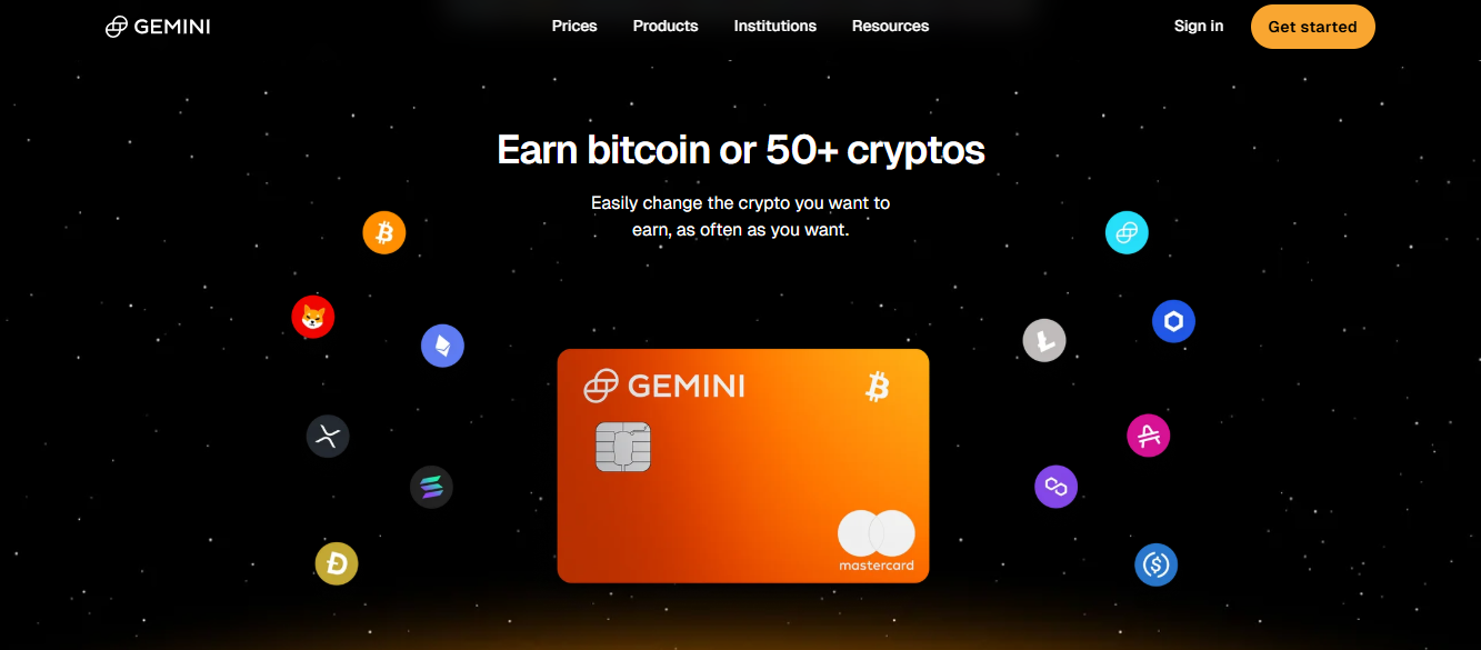 Gemini Credit Card Basic Features 