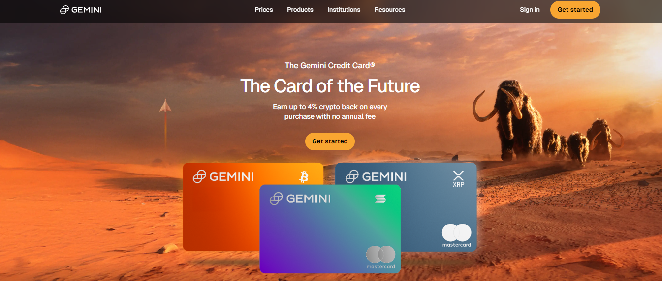 How to get Gemini Credit Card