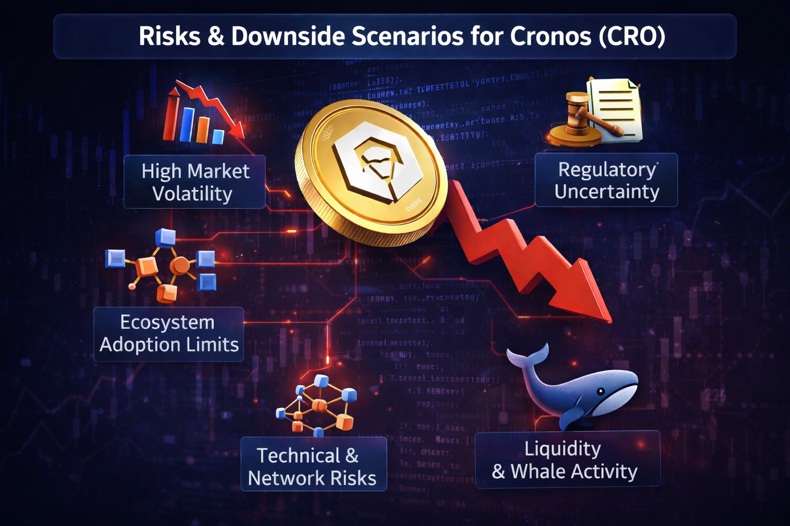Risks & Downside Scenarios for Cronos (CRO)